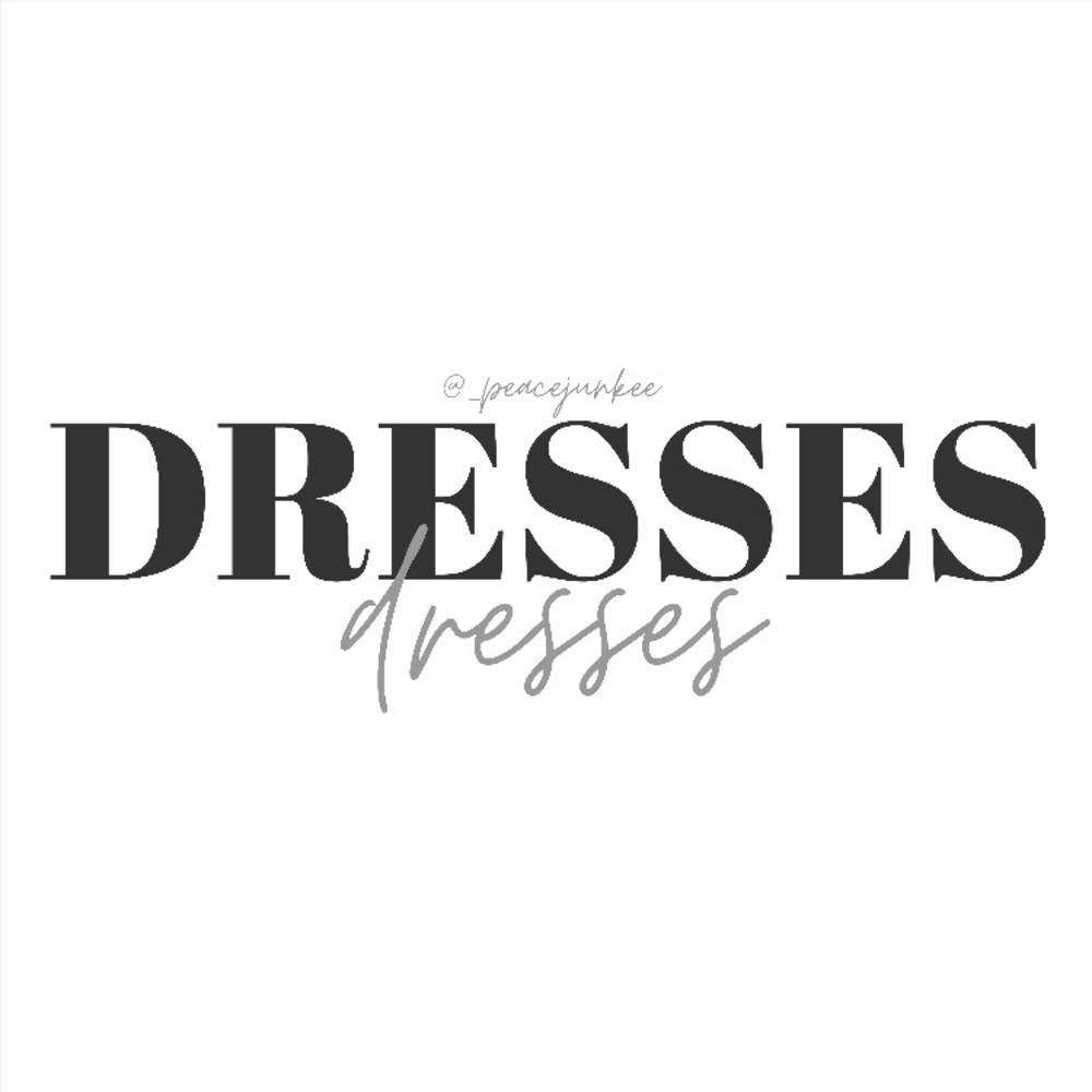 ✨DRESSES✨